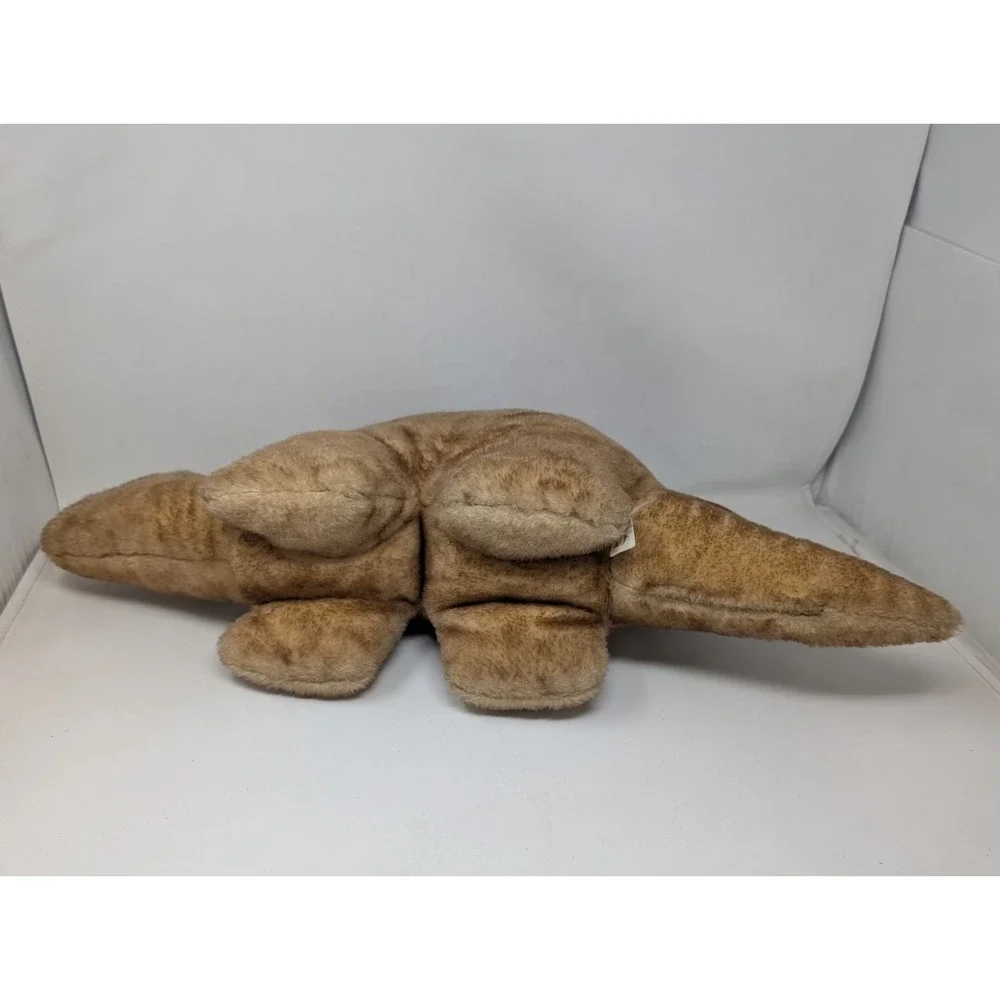 Vintage Animal Fair Stegosaurus Plush Toy‎ Dinosaur Stuffed Animal Large Brown